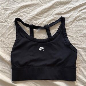 Nike Air - Black Cropped Tank (Size S)